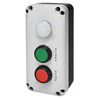 ESB3-V8 START/STOP" з ламп. Кнопковий пост 3 модулі, ETI