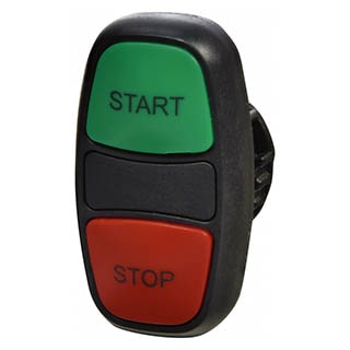 NSE-PB2/RG-STSP Кнопка-модуль здвоєна "START/STOP"" Червона-Зелена, ETI
