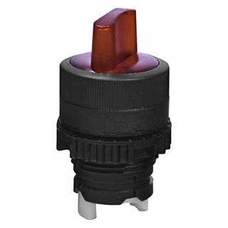 NSE-S2I-F90-R перемикач 2-х поз., з фікс. з підсв. 0-1, 90°, червоний, ETI