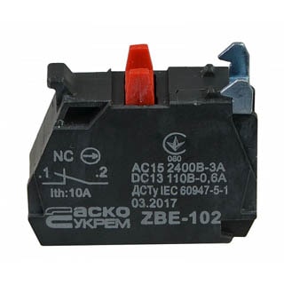 ZBE-102 N/C Контакт для кнопок TB5