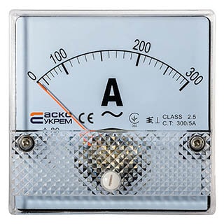А-80 300/5А 80х80 Амперметр, Аско