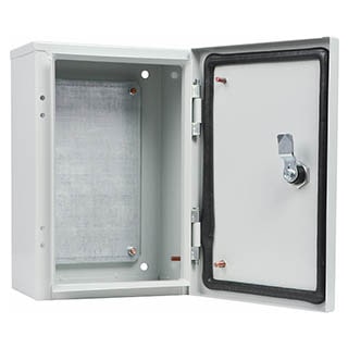 UBox 30*20*15 IP54 Корпус з монтажною панеллю металевий, АСКО
