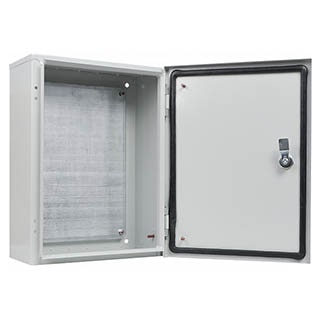 UBox 40*30*15 IP54 Корпус з монтажною панеллю металевий, АСКО