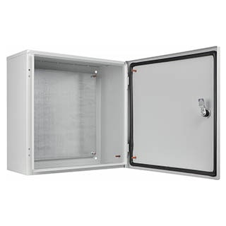 UBox 40*40*20 IP54 Корпус з монтажною панеллю металевий, АСКО
