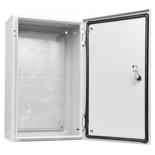 UBox 50*30*20 IP54 Корпус з монтажною панеллю металевий, АСКО