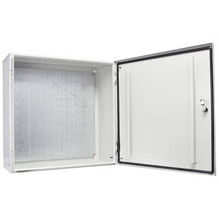 UBox 60*60*25 IP54 Корпус з монтажною панеллю металевий, АСКО