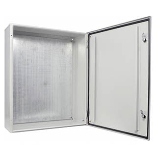 UBox 70*50*30 IP54 Корпус з монтажною панеллю металевий, АСКО