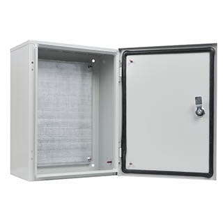 UBox 40*30*25 IP54 Корпус з монтажною панеллю металевий, АСКО