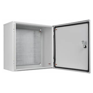 UBox 40*40*25 IP54 Корпус з монтажною панеллю металевий, АСКО