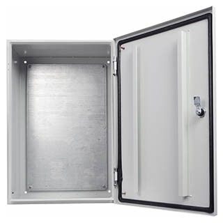 UBox 60*40*20 IP54 Корпус з монтажною панеллю металевий, АСКО