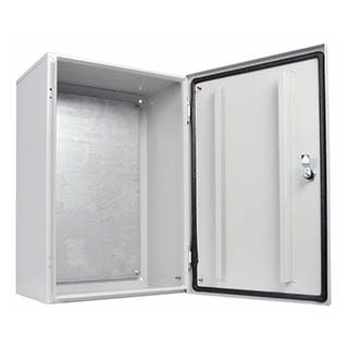 UBox 60*40*30 IP54 Корпус з монтажною панеллю металевий, АСКО