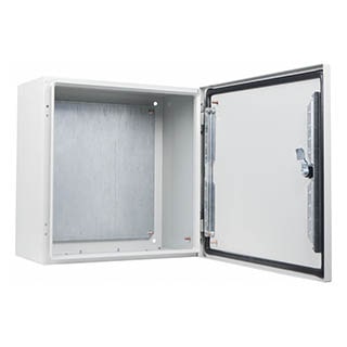 UBox 40*40*20 IP65 Корпус з монтажною панеллю металевий, АСКО