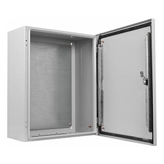UBox 50*40*20 IP65 Корпус з монтажною панеллю металевий, АСКО