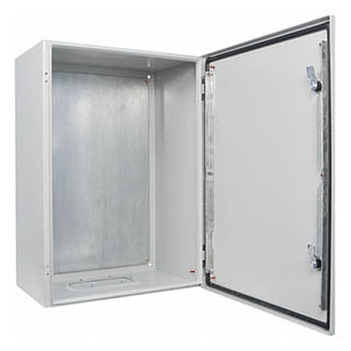 UBox 60*50*20 IP65 Корпус з монтажною панеллю металевий, АСКО