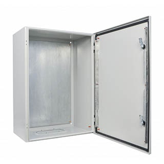 UBox 70*50*30 IP65 Корпус з монтажною панеллю металевий, АСКО