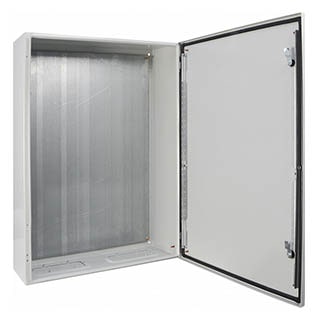 UBox 100*65*30 IP65 Корпус з монтажною панеллю металевий, АСКО