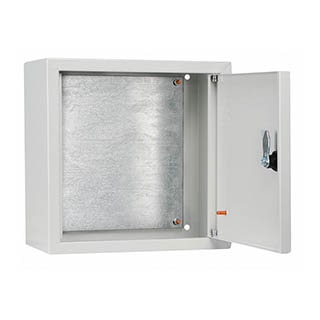 UBox 30*30*15 IP31 Light, Корпус з монтажною панеллю металевий, АСКО
