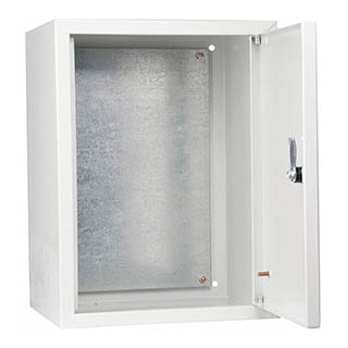 UBox 40*30*25 IP31 Light, Корпус з монтажною панеллю металевий, АСКО