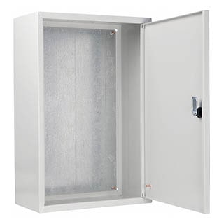 UBox 60*40*20 IP31 Light, Корпус з монтажною панеллю металевий, АСКО