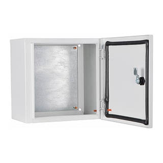 UBox 30*30*15 IP54 Light, Корпус з монтажною панеллю металевий, АСКО