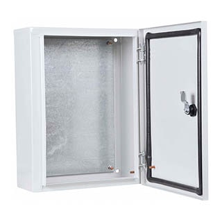 UBox 40*30*25 IP54 Light, Корпус з монтажною панеллю металевий, АСКО