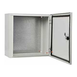 UBox 40*40*20 IP54 Light, Корпус з монтажною панеллю металевий, АСКО