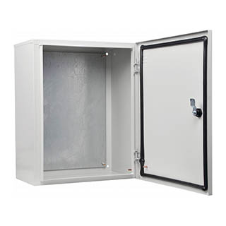 UBox 50*40*25 IP54 Light, Корпус з монтажною панеллю металевий, АСКО