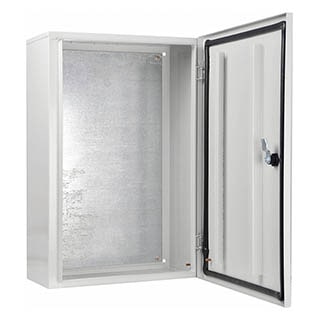 UBox 60*40*25 IP54 Light, Корпус з монтажною панеллю металевий, АСКО