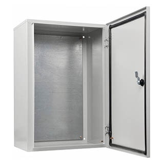 UBox 60*40*30 IP54 Light, Корпус з монтажною панеллю металевий, АСКО
