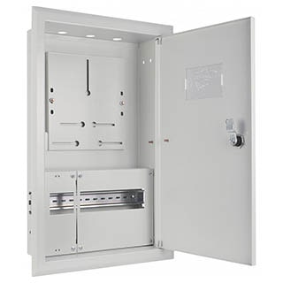 UBox 12 мод, 3фл, вбуд. IP31, Корпус обліку металевий, АСКО