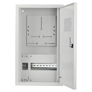 UBox 12 мод, 1фл, нав. IP31, Корпус обліку металевий, АСКО