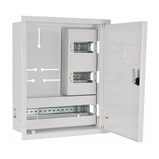 UBox 27 мод, 3фл, вбуд. Light IP31, Корпус обліку металевий, АСКО