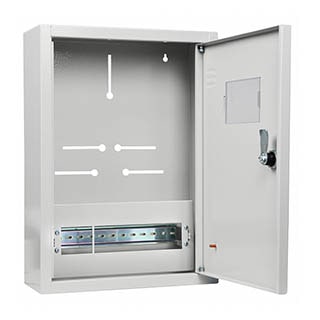 UBox 12 мод, 3фл, нав. Light IP31, Корпус обліку металевий, АСКО