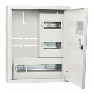 UBox 27 мод, 3фл, нав. Light IP31, Корпус обліку металевий, АСКО
