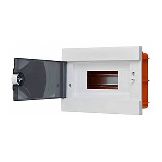 UBox 9 мод, вбуд., Корпус модульний пластиковий, АСКО