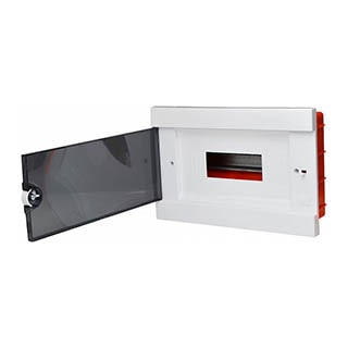UBox 12 мод, вбуд., Корпус модульний пластиковий, АСКО