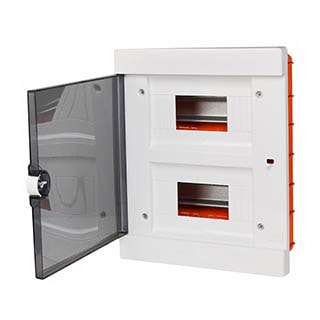 UBox 24 мод, вбуд., Корпус модульний пластиковий, АСКО