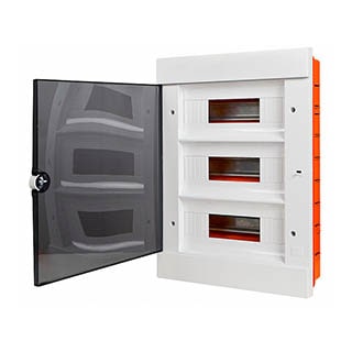 UBox 36 мод, вбуд., Корпус модульний пластиковий, АСКО
