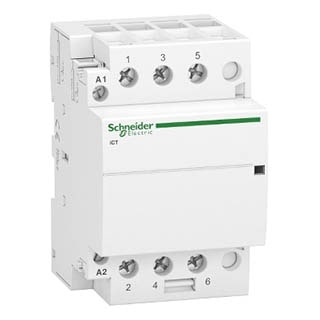 iCT 40A 3НВ 220/240В, Контактор модульний Schneider