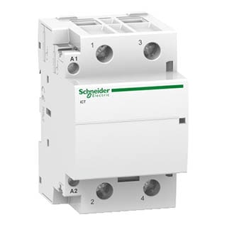 iCT 100A 2НВ 220/240В, Контактор модульний Schneider