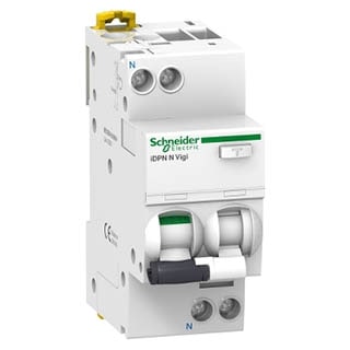 iDPN N VIGI 1P+N 6A 30мА (х-ка B) тип AC, Диференційний автомат Schneider