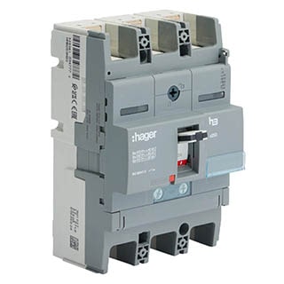 x250 In=200А 3P 40кА, Автоматичний вимикач Hager