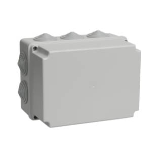 КМ41245, 190х140х120мм, Коробка монтажна для відкритого монтажу, IP54