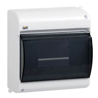 КМПн 2/6 на 6 мод. 140х130х83 IP30 прозора кришка навісний