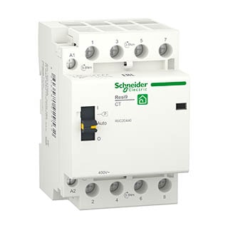 RESI9 3P+N 63A 4НВ 230В, Контактор модульний Schneider