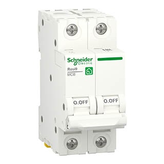 RESI9 2P/10А/C, Автоматичний вимикач Schneider R9F12210