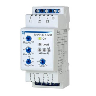 РНПП-316-500, Трифазне реле напруги і контролю фаз