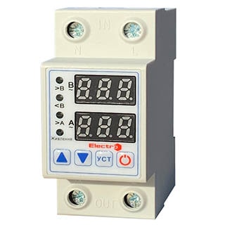 РКН-1VA, 40А, Реле контролю напруги та струму Electro