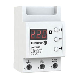 РКУ D40, Реле напруги Electro