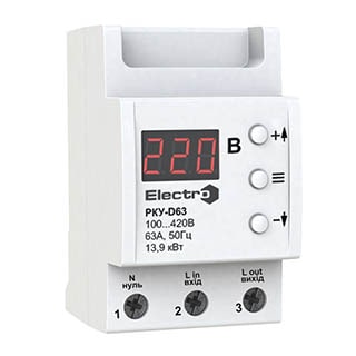 РКУ D63, Реле напруги Electro